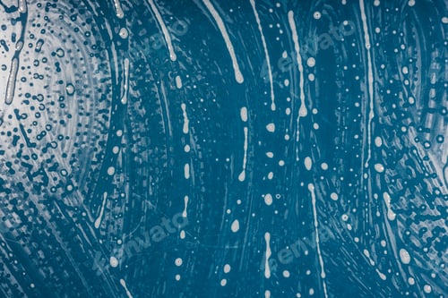 Preview: Drops- Liquid Foam. Fluid Aqua- Abstract Pattern Nature. Background- Cleansing Wash. Shampoo