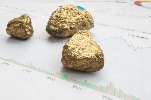 Preview: Investment sources on stock markets and financial concept: Front view on a silver bitcoin, crypto