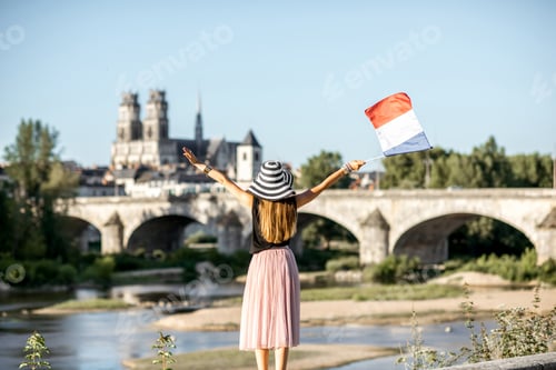Preview: Woman traveling in Orleans, France