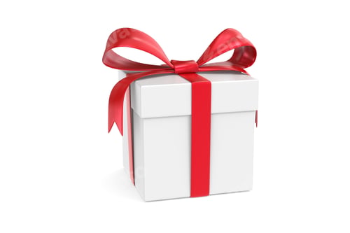 Preview: gift box, package, isolate