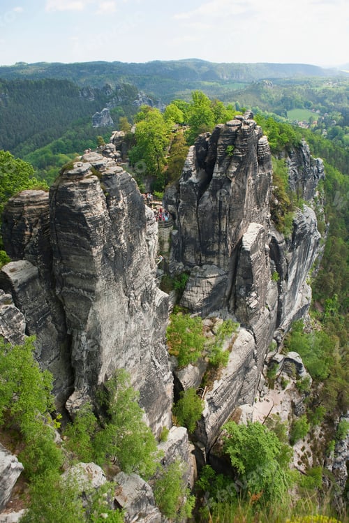 Preview: Bastei Rocks, Saxon Switzerland, Dresden, Germany