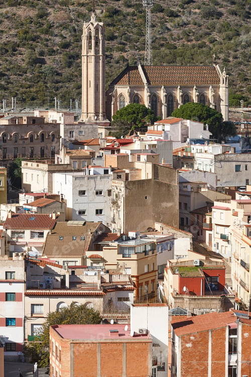 Preview: Picturesque mediterranean village of Portbou. Alt Emporda. Girona, Catalonia. Spain