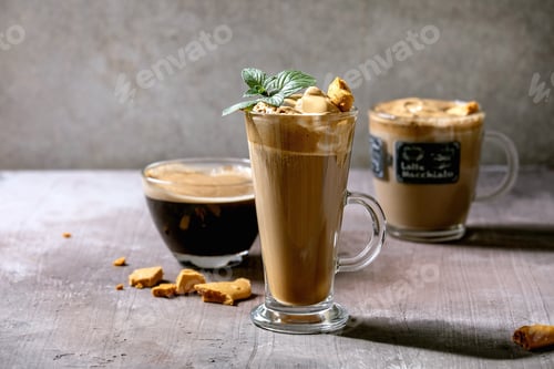 Preview: Dalgona coffee drink