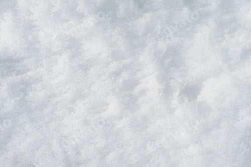 Preview: Texture of white snow close-up, natural background.