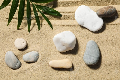 Preview: Composition for Zen, Relaxation, Harmony and Balance concept