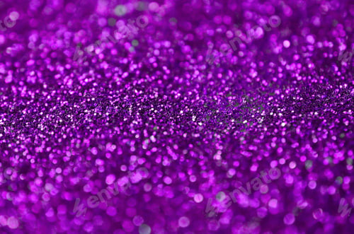 Preview: Purple decorative sequins. Background image with shiny bokeh lights from small elements