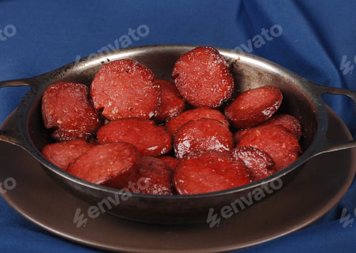 Preview: Turkish fried sausage (Turkish name; Turkish sucuk)