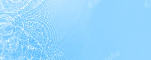 Preview: Fresh blue rippled water. Cosmetic water surface background.