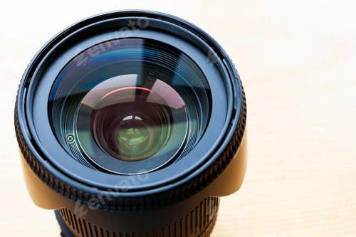 Preview: Professional camera lense isolated on white background