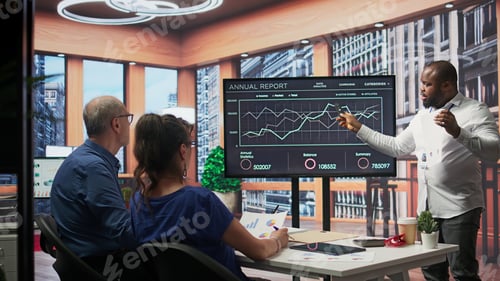 Preview: Senior people exploring retirement plans with a financial adviser