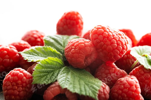 Vista previa: Fresh red raspberries