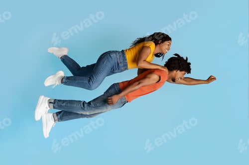 Preview: Beautiful black woman spending time with her superman
