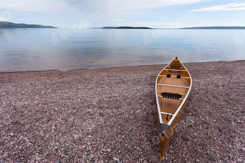 Preview: Lake Superior Ontario Canada canoe water landscape