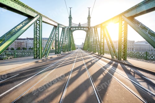 Preview: Liberty bridge in Budapest city