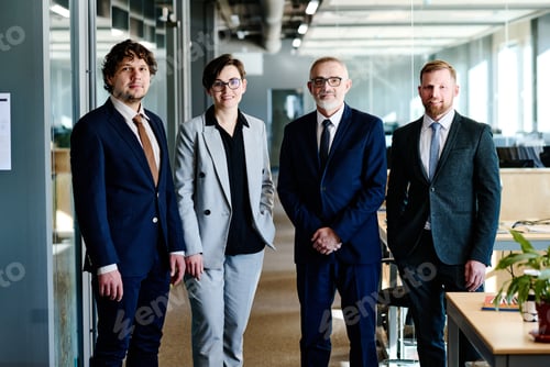 Preview: Successful business team at office