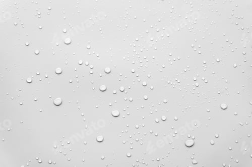 Preview: Water or Rain drop on grey background