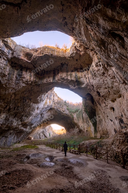 Preview: inside of Devetashka cave in north Bulgaria, near Lovech town
