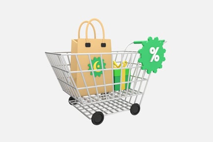 Preview: Cart Icon 3D Illustration