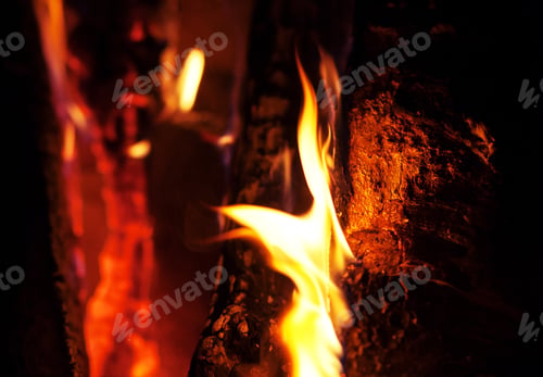 Preview: Fire. Background. Element. The concept of nature.