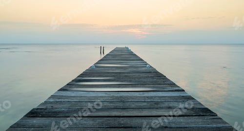 Preview: Wooden Jetty At Dawn