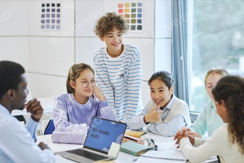 Preview: Diverse Group of Kids in School