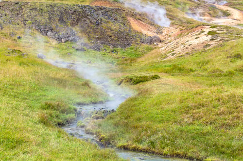 Preview: hot spring in Hveragerdi Hot Spring River Trail