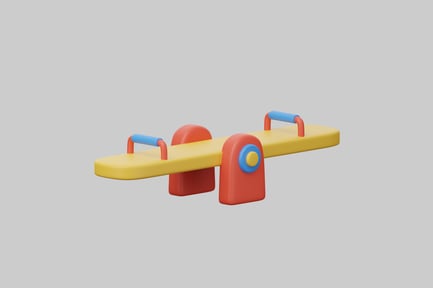 Preview: Kids see saw, bright colors