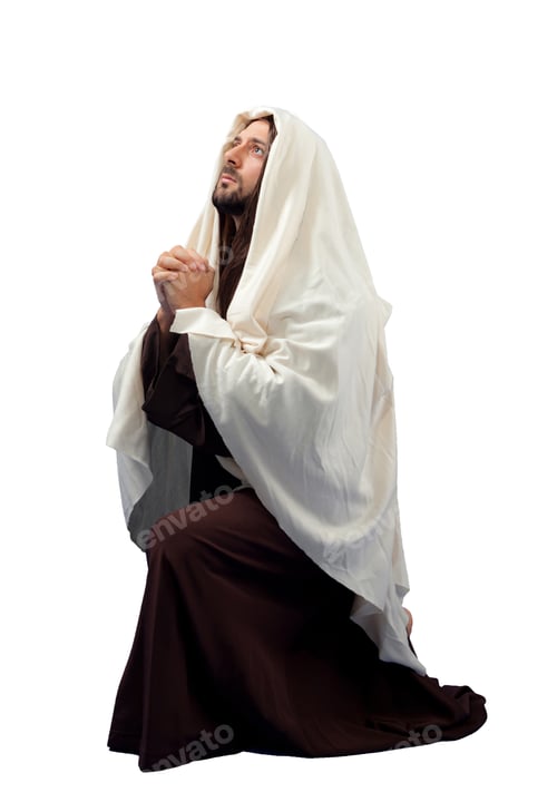 Preview: Jesus Christ full length in knee