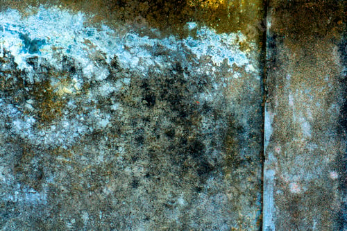 Preview: Rusted galvanized iron plate background.