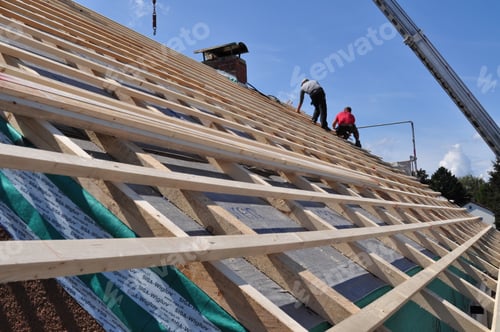 Preview: two builder on an open rooftop