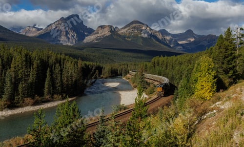 Preview: A Train at Morant's Curve in Canada