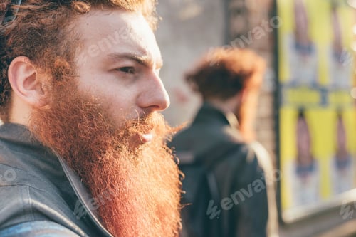 Preview: Man with a red beard in focus