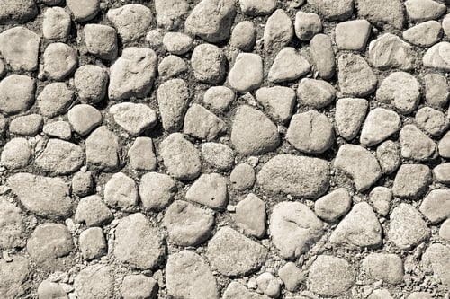 Preview: Old Pavement From A Natural Stone Of Beige Color For The Textured Abstract Background