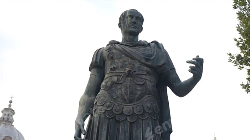 Preview: Antique monument in Europe. Antique sculpture in one of the Europe city. Stock. Ancient famous