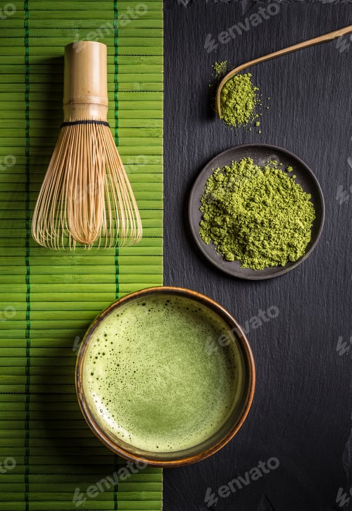 Preview: Matcha accessories and green tea