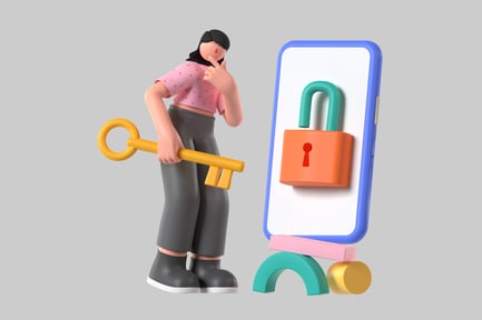 Preview: Unlock phone security concept design