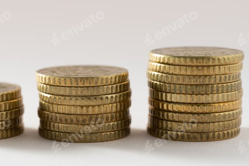 Preview: Tower of money coins