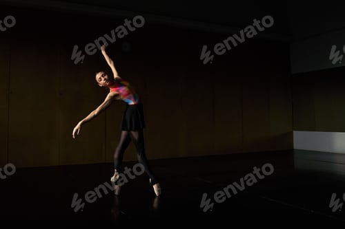 Preview: Warm-up and rehearsal of a professional ballet dancer