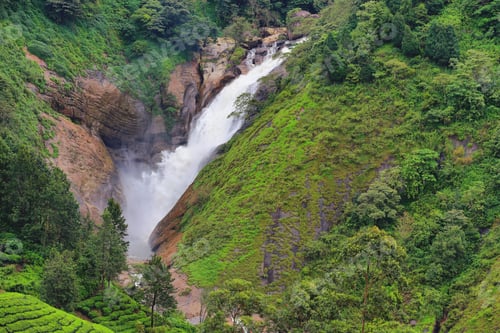 Preview: Attukad waterfalls near munnar, India