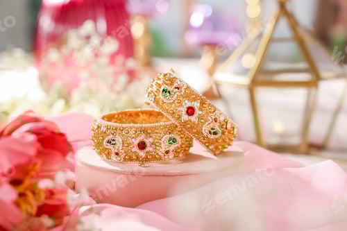 Preview: Close-up shot of a precious pendant