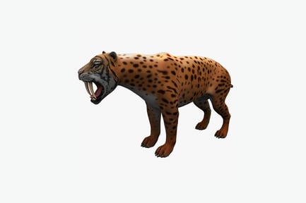 Visualização: Jaguar com boca aberta