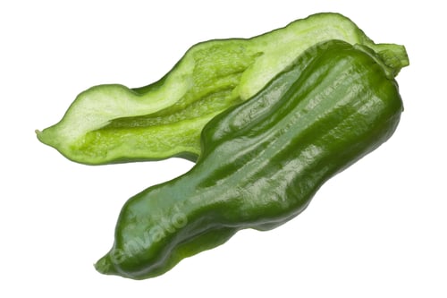 Preview: Halved pickling greek pepper, paths, top