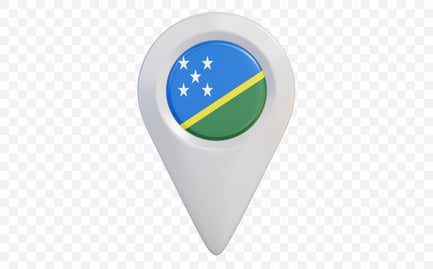 Preview: Solomon Islands Location Pin