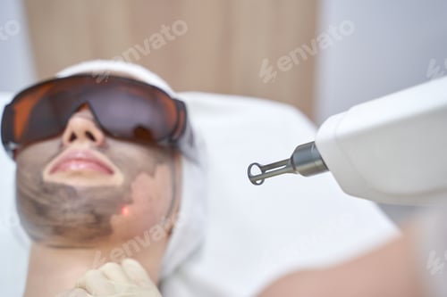 Preview: Advanced laser skin treatment in professional clinic for rejuvenation and clear