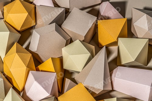 Preview: 3D geometric patterned background