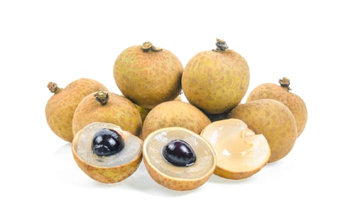 Preview: longan isolated on white