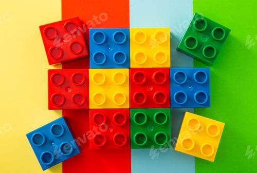 Preview: Colorful Plastic block