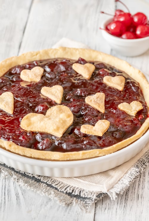 Preview: Cherry jam tart