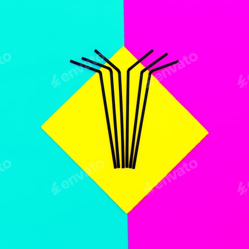 Preview: Cocktail tube set. Minimal art fashion