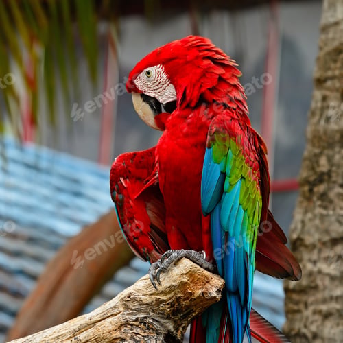 Preview: Greenwinged Macaw